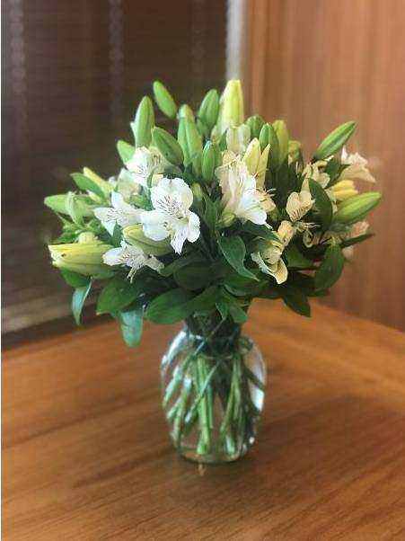Bouquet de mariée - composition romantique