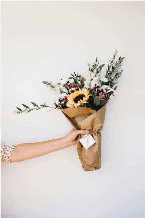 Détails bouquet personnalisé